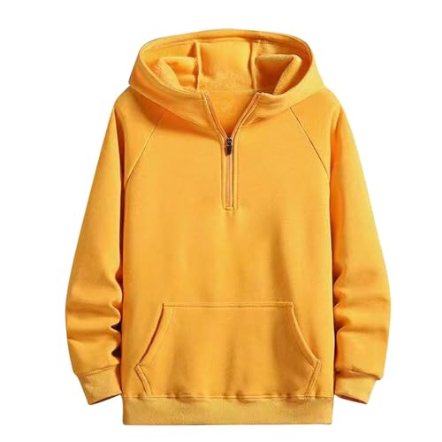 Men'S Fashion Hoodies & Sweatshirts Loose Casual Fleece Lined Sweatshirt Winter Warm Hooded Outfits with Pocket2