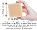 360Feel Bay Rum Soap - Handcrafted Castile Soap Bar with Spicy Scent - Handmade with Bay Rum Essential Oil for Men - A Gift for Anniversaries, Weddings, and Holiday Stockings - Rich Lather - 5 Ounce