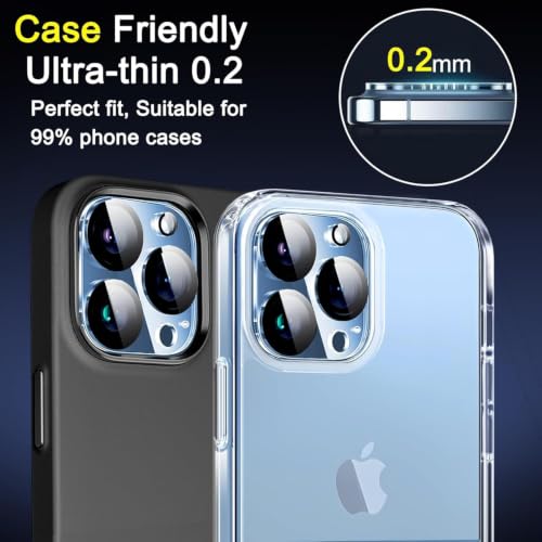 Image of Ferilinso Camera Lens Protector for iPhone 13 Pro /13 Pro Max,Tempered Glass
