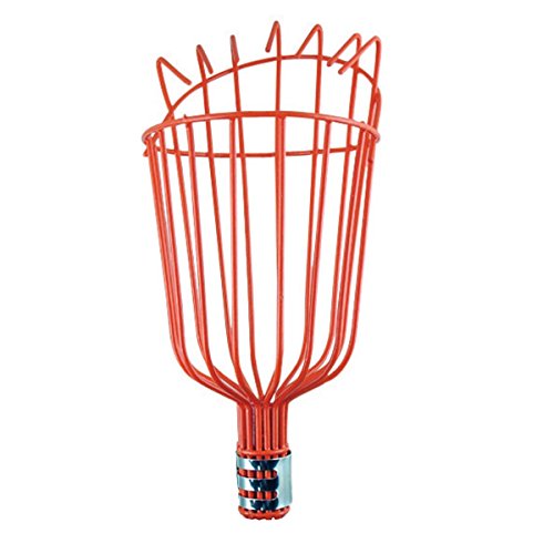 Unique Imports Fruit Tree Picker Harvester for Plucking Long Hard to Reach Fruit Trees Fruit