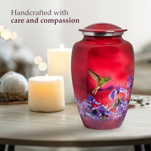 image for Trupoint Memorials Cremation Urns for Human Ashes Adult Female, Decora