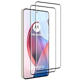 対応 Moto Edge 50s Pro/50 Pro 強化ガラスフィルム（2枚セット） FOR Moto Edge 50s Pro 曲面フィルム 指紋認証対応 9H硬度 気泡防止 飛散防止 簡単貼り付け ブラックエッジ PCduoduo