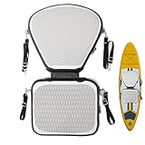 Soporte para respaldo de asiento de kayak, asiento inflable para barco - Asiento ergonómico impermeable para tabla de remo - Asiento de kayak resistente al desgaste, asiento multiusos para barco con r