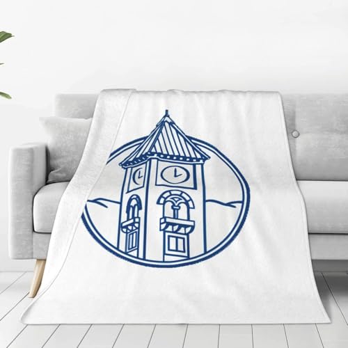 XRPUONG Whitman College Fleece Blanket, Very Soft Microfiber Flannel Blanket for Couch Warm and Cozy for All Seasons