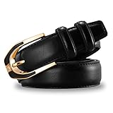 Vedicci Cinturon para mujer de Piel Genuina con hebilla metálica. Cintos para mujer de diseño casual o formal. Cinturones...