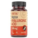 DEVA Nutrition Vegan Hyaluronic Acid 100 mg - Non-GMO & Non-Hemolytic - 90 Tablets, 1-Pack
