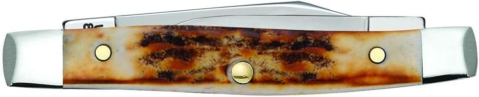 Case WR XX Pocket Knife Indian Sambar Stag Pen Item #088 - (5233 SS) - Length Closed: 2 5/8 Inches