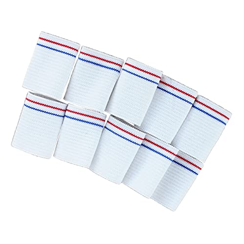 KALLORY Finger Protectors 20pcs Knit Nylon Sleeves for Basketball Volleyball Baseball Games