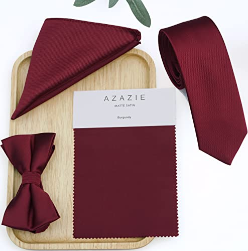 Image of Pre-Tied Adjustable Solid Tuxedo Bow Tie for Boys and Men