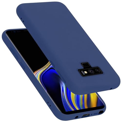 Cadorabo Funda de Silicona Compatible con Samsung Galaxy Note 9, Funda Protectora de Cuerpo Completo para Galaxy Note 9- Resistente a arañazos y Golpes Fina Funda de TPU - Liquid Azul