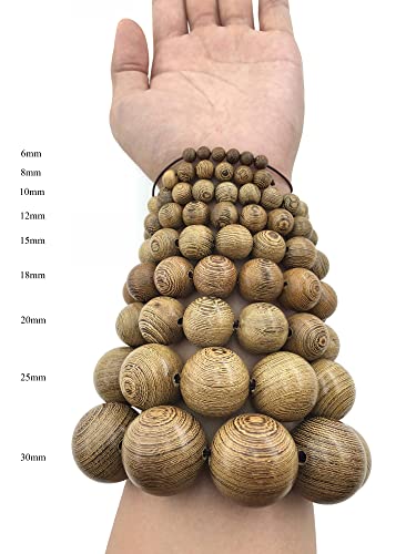 Carpenterc 500Pcs 8Mm Gorgeous Natural Round Polished Rosewood Loose Beads For Jewelry Making Diy Handmade Crafts #TOP5