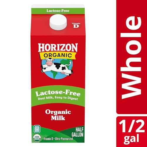Image of Horizon Organic Lactose Free Milk, Whole Milk, 64 fl oz Half Gallon Carton