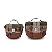 Islander The Medium Cobble Satchel - Medium Ladies Satchel With HARRIS TWEED (Chestnut Tartan)