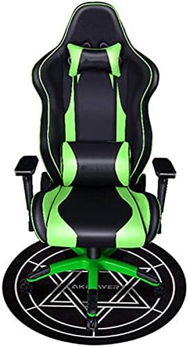 HZYDD Comfy Workplace Laptop Desk Swivel Chair Excessive Again Headrest Gaming Chair with Lumbar Help
