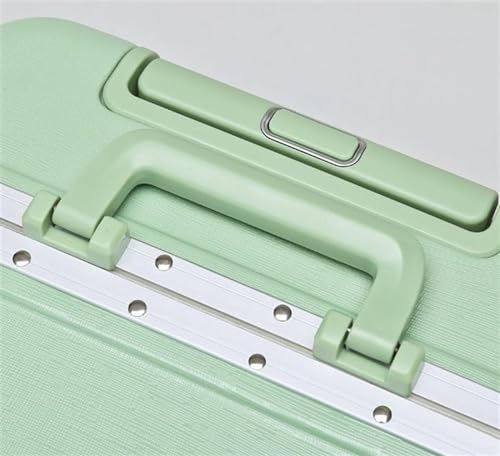 Luggage Travel Gear Hard Shell Luggage with Aluminum Frame，Polycarbonate Zipperless Universal Wheel Suitcase(B,24")4