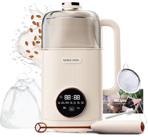 NOBLE VISTA Nut Milk Maker, Model 8 In 1, 35OZ