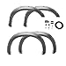 Bushwacker Pocket/Rivet Style Front & Rear Fender Flares | 4-Piece Set, Black, Smooth Finish | 40959-02 | Fits 2014-2018 Chevrolet Silverado 1500 w/ 5.8