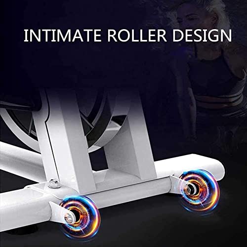 Image of Exercise Bike Indoor Cycling Bike Magnetic Upright Bike Stationary Bike LCD Monitor Belt Drive Infinite Resistance