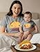 Tstars Taco and Taquito Mommy and Me Outfits Funny Mom and Baby Gift Idea for First Mother's Day or Baby Shower Taco Gray XX-Large/Taquito Gray 18M (12-18M)