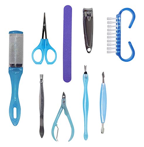 Confidence Nail Care Tool Kit Manicure Pedicure Set For Women And Girls 20 Gram Blue Pack Of 1