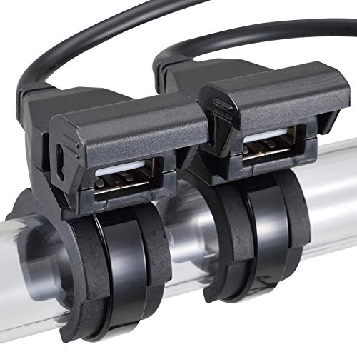 デイトナ バイク専用電源 USBx2 USB2口合計5V/2.1A (1口最大5V/2.1A) 93040
