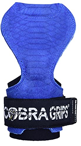 Image of Cobra Grips Weight Lifting Gloves with Adjustable Neoprene Padded Wrist Wraps - Heavy Duty Alternative to Power Lifting Hooks for Deadlifts