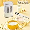 Colino per Yogurt da 1100 Ml con Coperchio, Dotato di Erogatore per Yogurt, Separatore del Siero, Rete in Acciaio Inox, per Yogurt Greco Denso, Riutilizzabile per Yogurt, Latte di Soia e Succo
