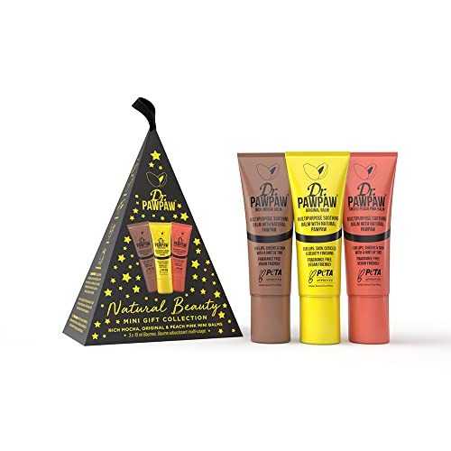Dr.PAWPAW Natural Beauty Mini Gift Collection – Original, Rich Mocha, + Peach Pink Set (10 ml each) Dr.PAWPAW Natural Beauty Mini Gift Collection – Original, Rich Mocha, + Peach Pink Set (10 ml each)