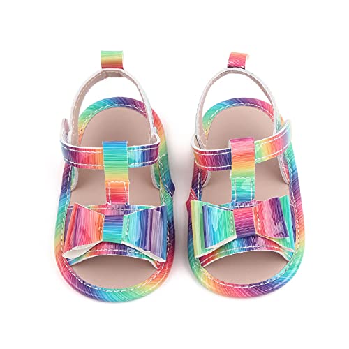 Infant Girls Single Shoes Bow Tie First Walkers Shoes Toddler Sandals Princess Shoes See Sandals Baby4