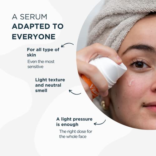Vitamin C Brightening Serum 50 ML - 99% Natural Ingredients for Sensitive Skin - Pigmentation Serum - Antioxidant Serum & Dark Spot Remover for Face - Anti Ageing Serum for Face for Women and Men - Image 5