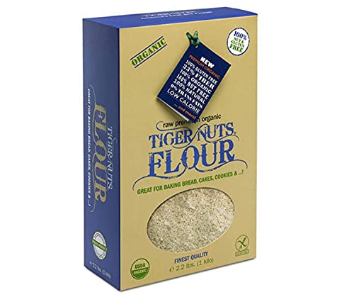 Tiger Nuts - Flour Premium Organic(2.2 Lbs)| Gluten-Free, High Fiber, Gluten, Non-Allergenic, Aip, Paleo Perfect #TOP15