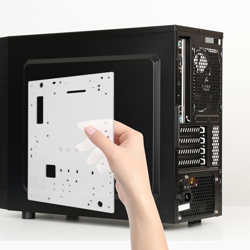 Gabinete Open Frame para computadora ARTIBETTER de aleación de aluminio y acrílico miniatura 5