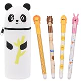 【Stylo Effaçable avec Gomme】Ce stylo effaçable est différent des autres stylos gel ordinaires. Il est effaçable comme un crayon, et l'encre disparaîtra avec le frottement de la gomme, sans endommager le papier et sans copeaux de stylo. La gomme sur le capuchon du stylo peut vous aider à bien modifier et corriger les erreurs, et vous pouvez écrire à plusieurs reprises.