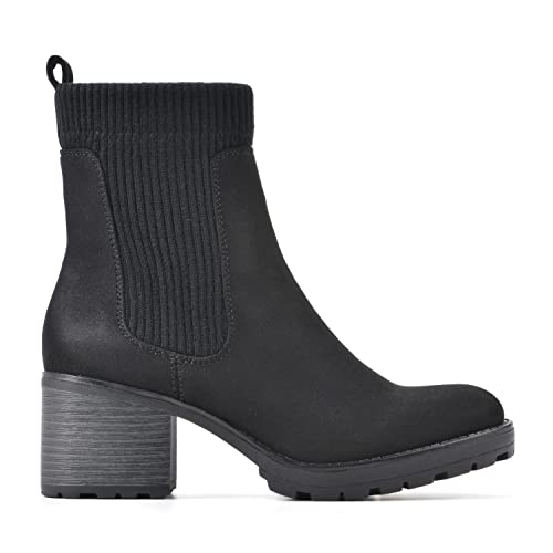 White Mountain Shoes Women's Benji Boot, Black/Multi/Fab, 8.5 M #TOP1