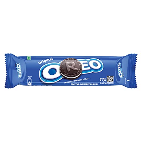 Image of Cadbury Oreo Vanilla Flavour Cookie Sandwich Cream Biscuit (113.75g / 120g grammage May Vary)