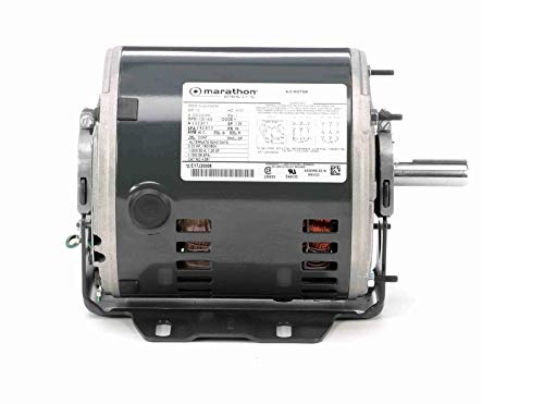 Marathon K381 56 Frame Fan and Blower Motor, 3 Phase, Resilient Ring Mount, Open Drip Proof, 2.3-2.2/1.1 amp, 1/2 hp, 1800 RPM, 208-230/460V