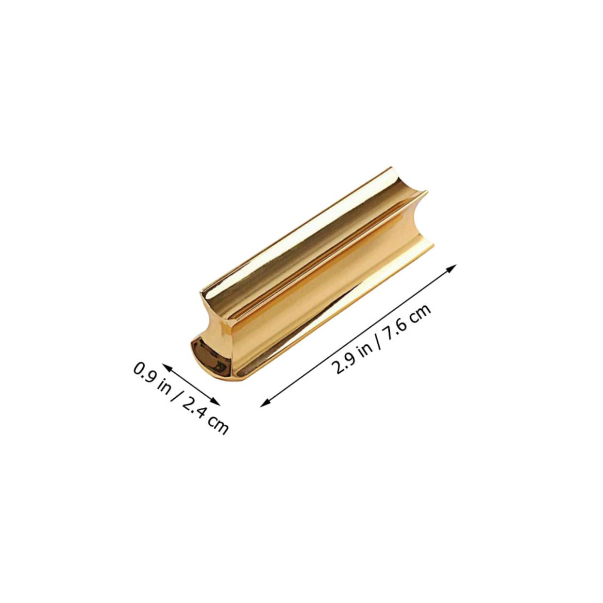Abaodam Practical Guitar Slide for Electric Guitar 4pcs Metal Thumb Picks Included