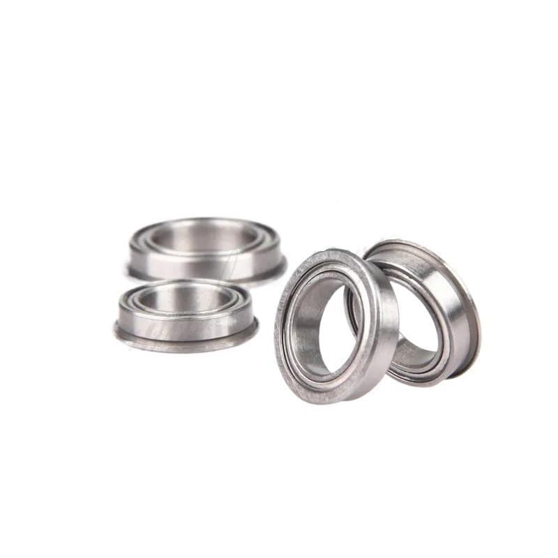 Rodamientos Sellados, 10 Uds F682ZZ F683ZZ F684ZZ F685ZZ F686ZZ F687ZZ F688ZZ F689ZZ rodamiento de bolas con brida rodamientos bridas blindadas Metal pared delgada