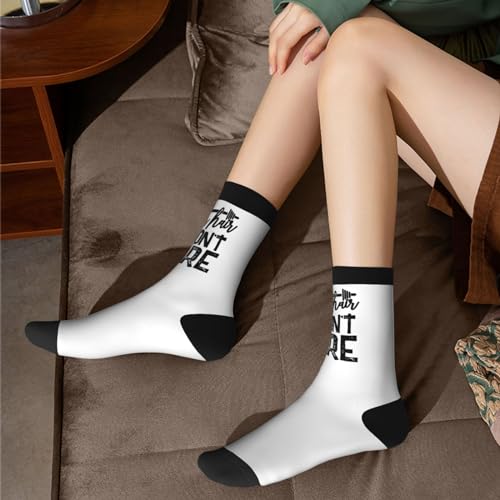 Vintage Gym Hair Don'T Care Unisex Cushion Crew Sock Soft Casual Mid-Calf Socks3