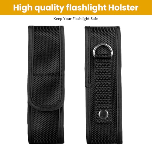 Image of Wurkkos Flashlight Holste with Elastic Nylon, Flashlights Pouch, Nylon Pouch Holder, Carry Case 5.9 inchx1.57 inch, Suitable for TD02, FC11, TD04(Flashlight not Included)