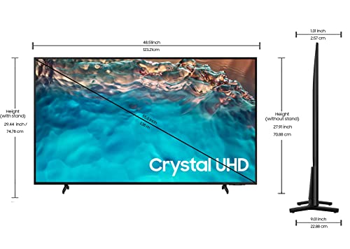 Image of Samsung 138 cm (55 inches) 4K Ultra HD Smart LED TV UA55BU8000KLXL (Black)