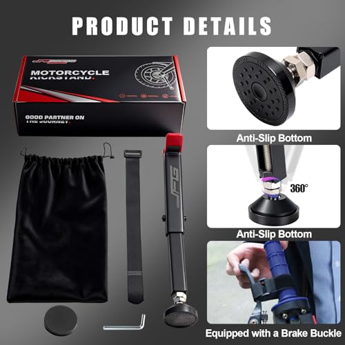 Motorcycle Wheel Lift Stand Trail Stand Front and Rear Easy and Portable for Most Motorcycle Wheels by JFG RACING - Image 2