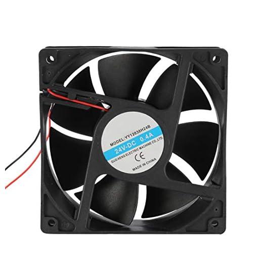 uxcell 120mm x 120mm x 38mm 24V DC Cooling Fan Long Life Dual Ball Bearing PC Case Fan