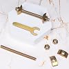 13 Pcs Furniture Fastening Connectors with Wrench,Countertop Connector,Table Top Fasteners for Butcher Blocks, Tables, and Bed Frames with Bolt and Nut Hardware, Draw Bolts, and Miter Bolts