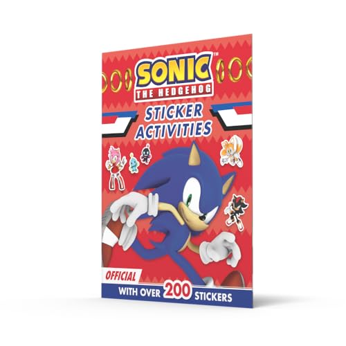 Image of Sonic The Hedgehog Sticker Activities Book: Sticker-Filled Puzzles and Activities Perfect For All Sonic Fans. It Includes 6 Pages of Stickers.