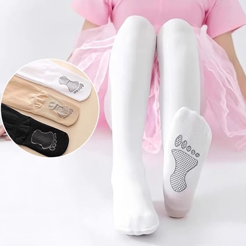Girls Ballet Dance Tights Kids Footed Leggings Soft Thin Stockings Non Slip Stretchy Transition Tight for Student School3