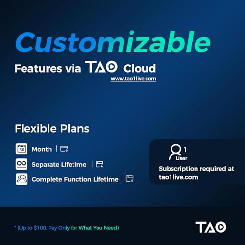 Image of RGBlink Mini V3 Video Switcher with Customizable Features via TAO Cloud - 4K HDMI Switcher, 2.1 inch Touch Screen, Multi-Cam Live Streaming, Dual HDMI Output, Recording & PTZ Control