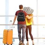 Shengxi Rucksack tasche 2 in 1 damen, Soft Leder handtasche Rucksack für Damen, Damen Freizeit multifunktional rucksack mittelgroß für den täglichen Gebrauch auf Reisen, Arbeit und Schule, schwarz