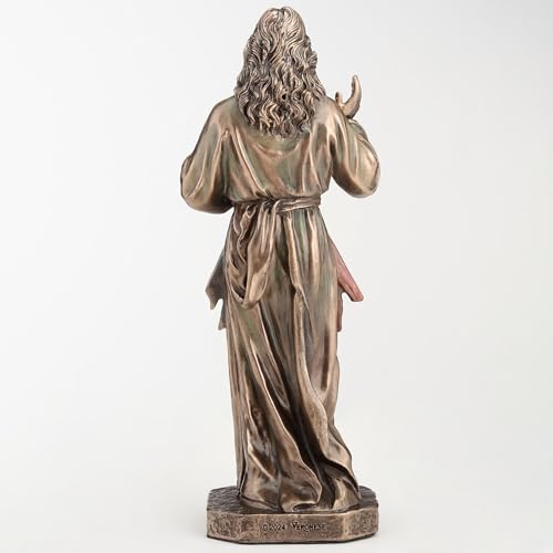 Figura Decorativa Jesucristo Misericordia Divina Bronce 15.9 cm miniatura 4