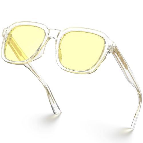 Image of VISOONE Gaming Glasses Blue Light Blocking Oversized Square Computer Eyewear Men Women Bennett
